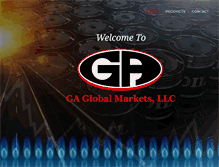 Tablet Screenshot of gaglobalmarkets.com